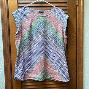 CUTE colorful The Limited blouse size L